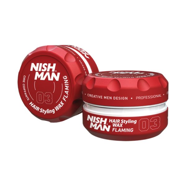 NISHMAN SAÇ ŞEKİLLENDİRİCİ WAX NO.03 - 150 ML & 100 ML & 30 ML