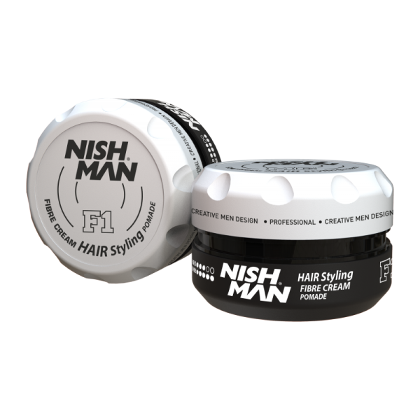 NISHMAN FİBER ETKİLİ SAÇ ŞEKİLLENDİRİCİ KREM POMADE No.F1 100 ML