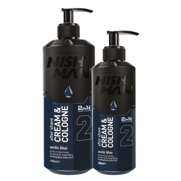 NISHMAN TIRAŞ SONRASI 2si1 ARADA N.2 KREM KOLONYA - 200 ML & 400 ML