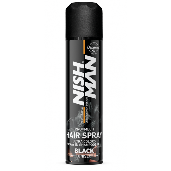 NISHMAN SAÇ RENKLENDİRİCİ MECK SPREY 150 ML / SİYAH