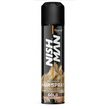 NISHMAN SAÇ RENKLENDİRİCİ MECK SPREY 150 ML / GOLD