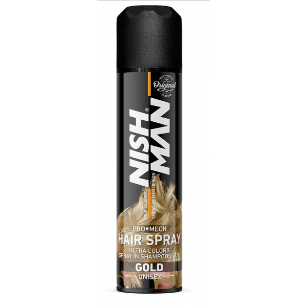 NISHMAN SAÇ RENKLENDİRİCİ MECK SPREY 150 ML / GOLD