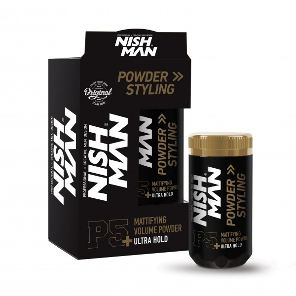 NISHMAN SAÇ ŞEKİLLENDİRİCİ VE HACİM VERİCİ EXTRA SERT PUDRA WAX  P5+ / 20Gr